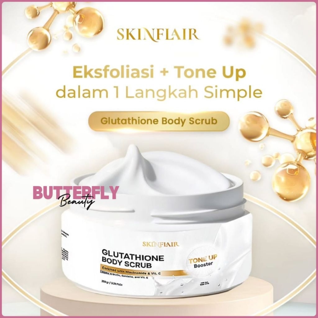 glutathione tablets side effects on skin GLUTATHIONE BODY SCRUB TONE UP BOOSTER by Skinflair - Shop main image 0