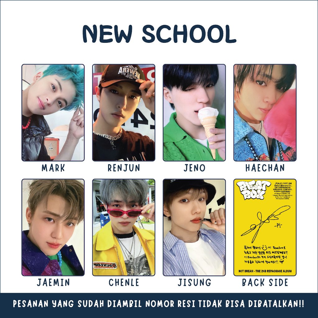 Jual [UNOFFICIAL PHOTOCARD] NCT DREAM - BEATBOX | Shopee Indonesia