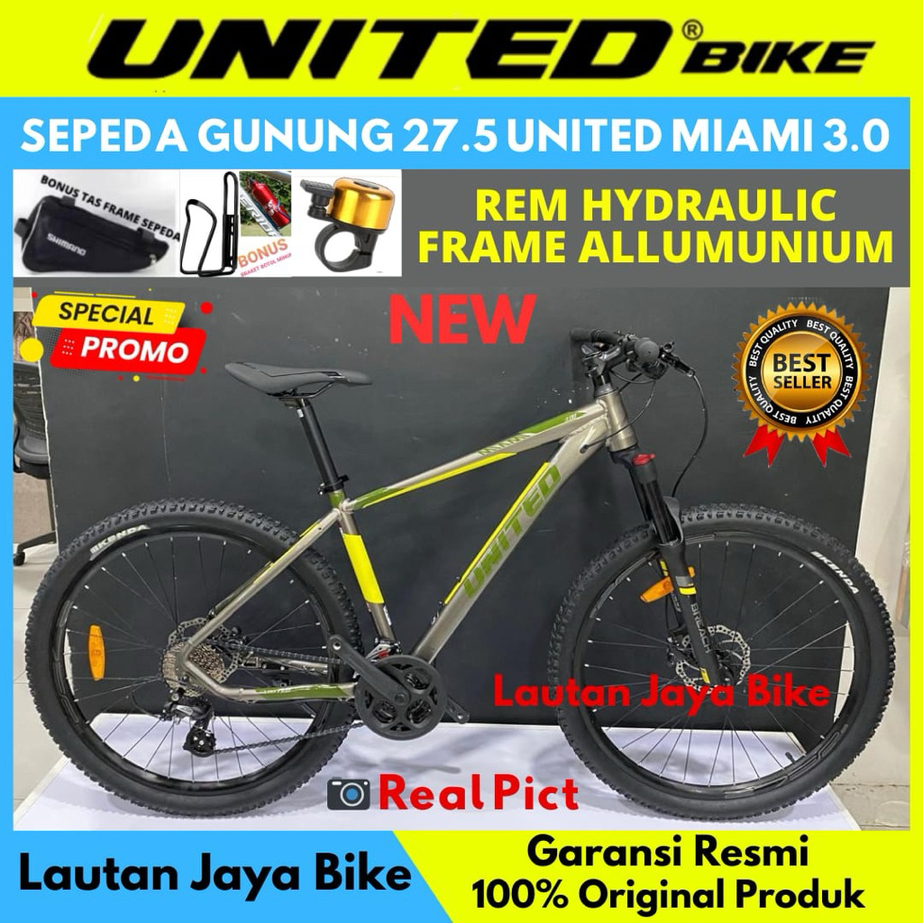 Jual Sepeda Gunung MTB UNITED MONANZA MIAMI NEW - Main Image