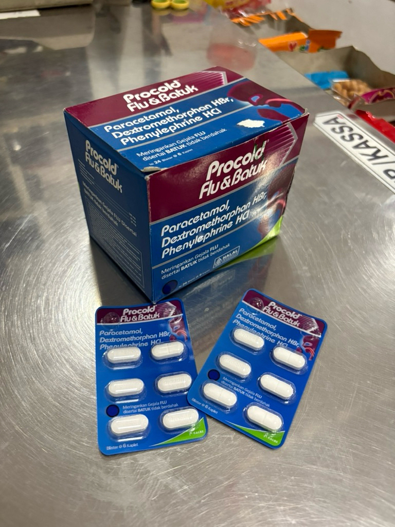 Jual PROCOLD FLU BATUK PE - 1 Box isi 24 Blister @6 tablet | Shopee ...