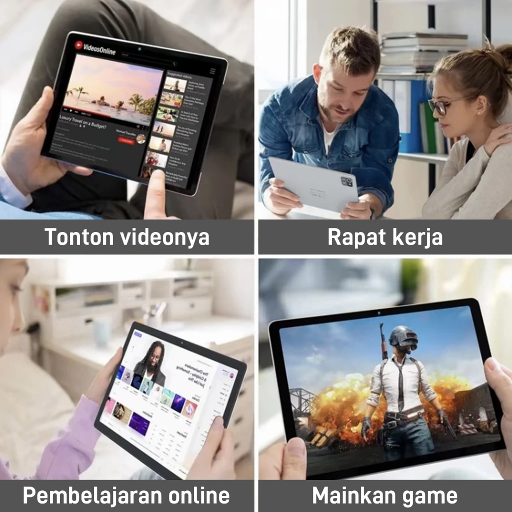 X95 Pro Tablet 10.8 inch 16GB RAM 1TB ROM dengan kamera 10MP dan baterai 12000mAh