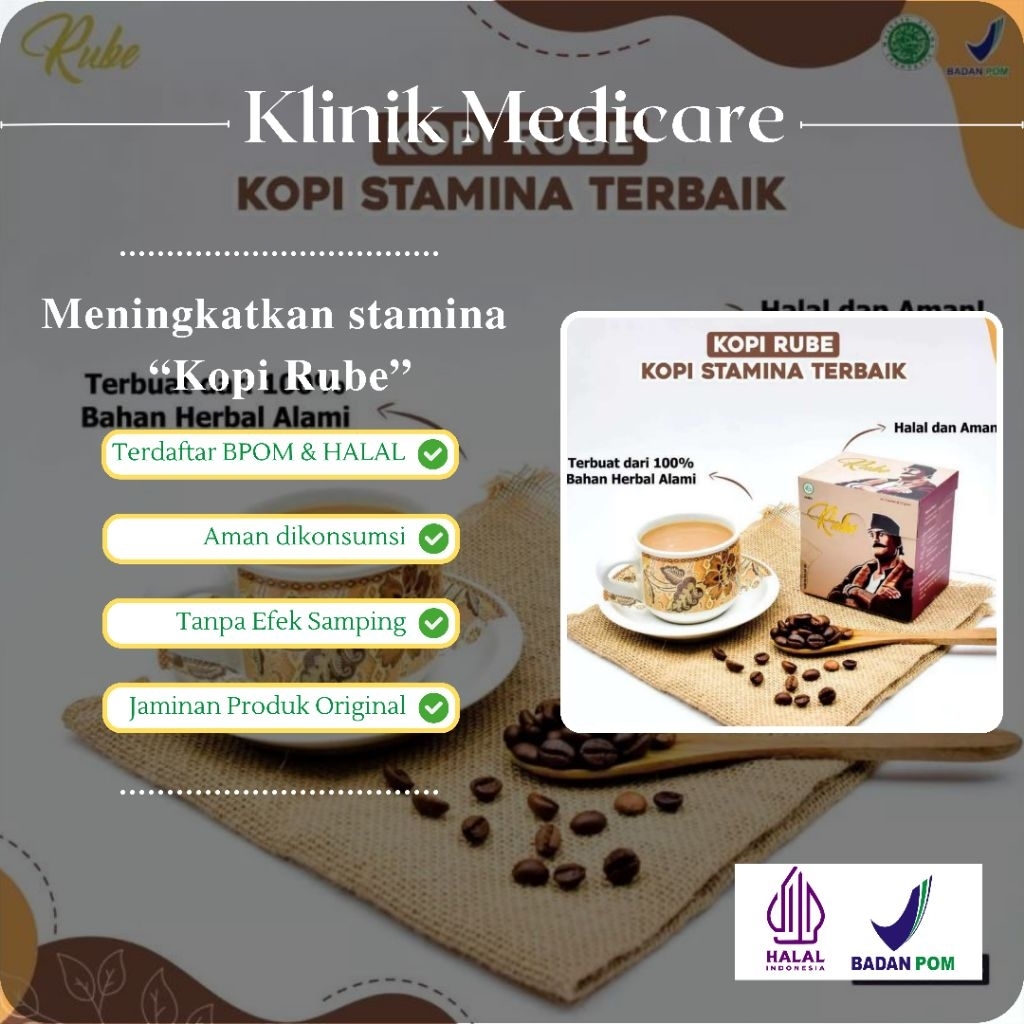 Jual Kopi Rube 1 Box 5 Sachet Original - Kopi Rube Stamina Pria Bpom ...