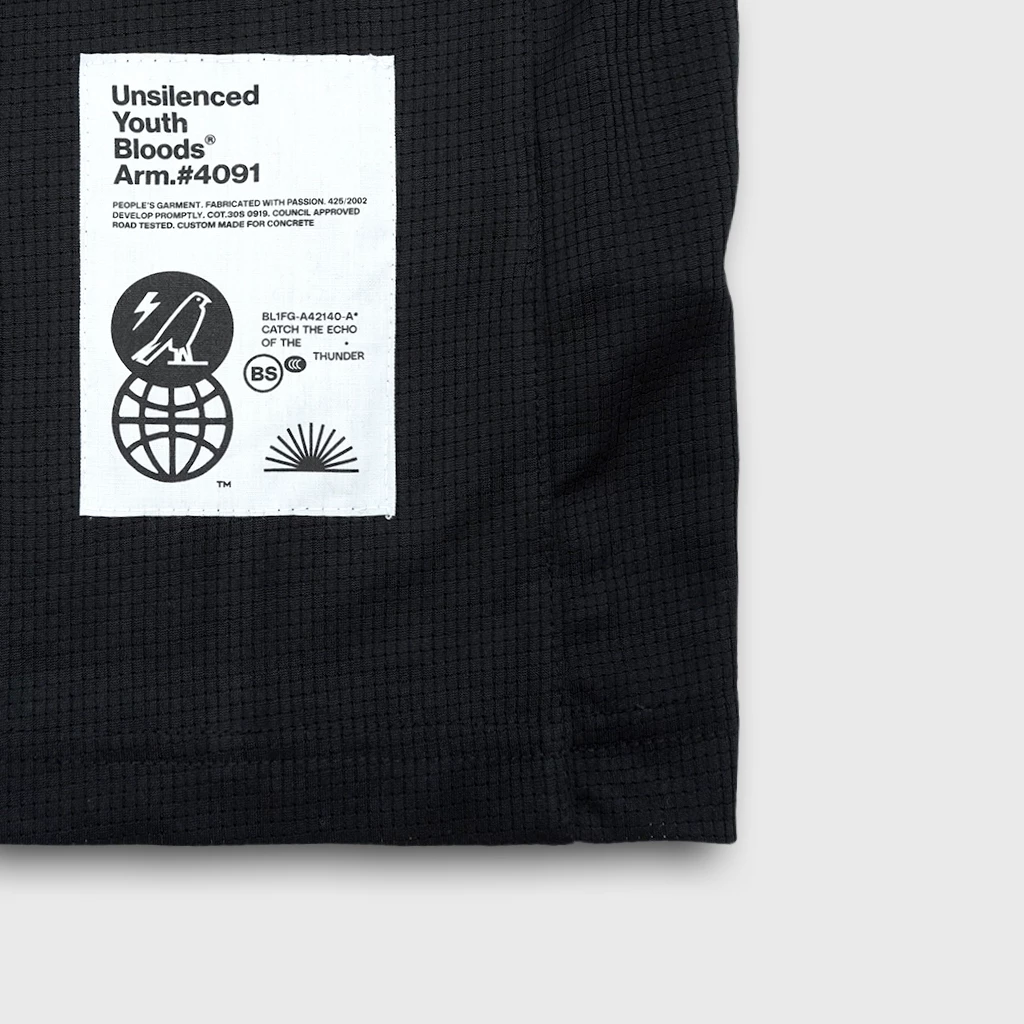 Kaos Jersey Pria Oversize Hitam Premium Drop Needle Streetwear foto 4