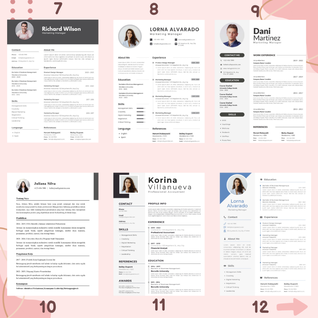 Jual CV ATS Pro | CV ATS Friendly | Desain CV ATS | Resume | Curriculum ...