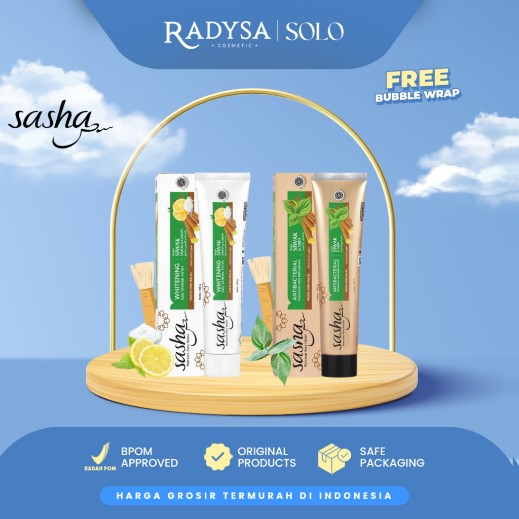 Jual RADYSA - Sasha Pasta Gigi ToothPaste Antibacterial Siwak Sirih ...