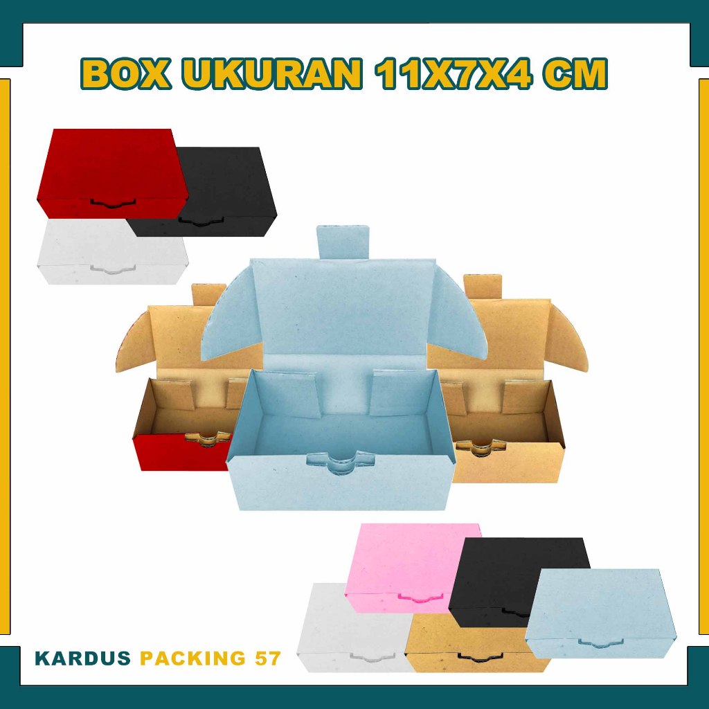 Jual Box 11x7x4 Cm / Box Parfum / Box Mini / Box Lipat Depan / Kardus ...