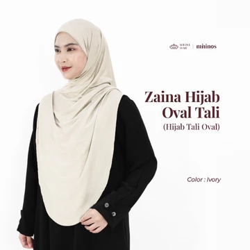 Wilove Mininos Zaina Hijab Pashmina Oval Tali Kaos Spandex Premium