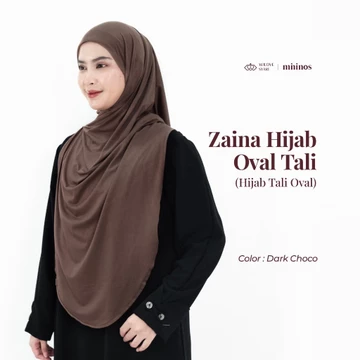 Wilove Mininos Zaina Hijab Pashmina Oval Tali Kaos Spandex Premium