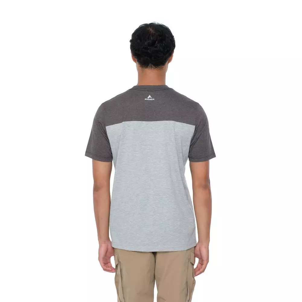 EIGER Two Path T-Shirt Pria – Kaos Outdoor Premium Poly Cotton Adem foto 3
