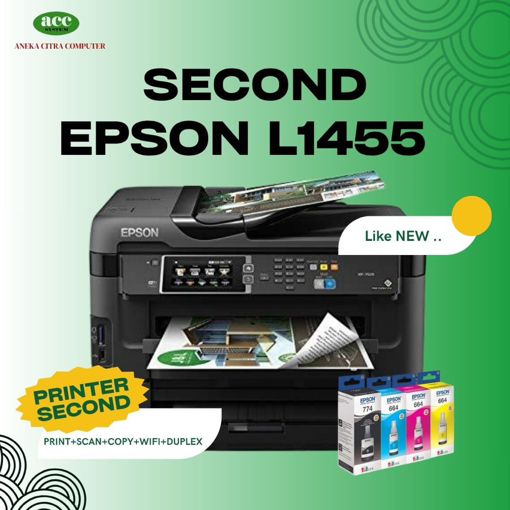 Jual Printer Epson EcoTank L1455 All-in-One A3 Print Scan Copy Wi-Fi ...