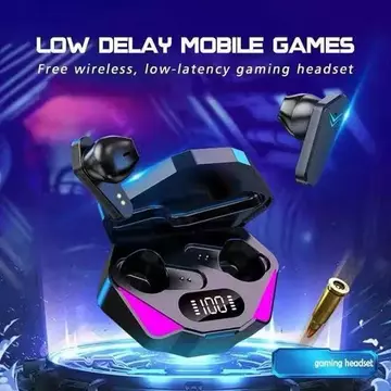 X15 TWS Wireless Bluetooth Headset LED Display Gamer Earbuds Headphone Noise Cancelling Earphone