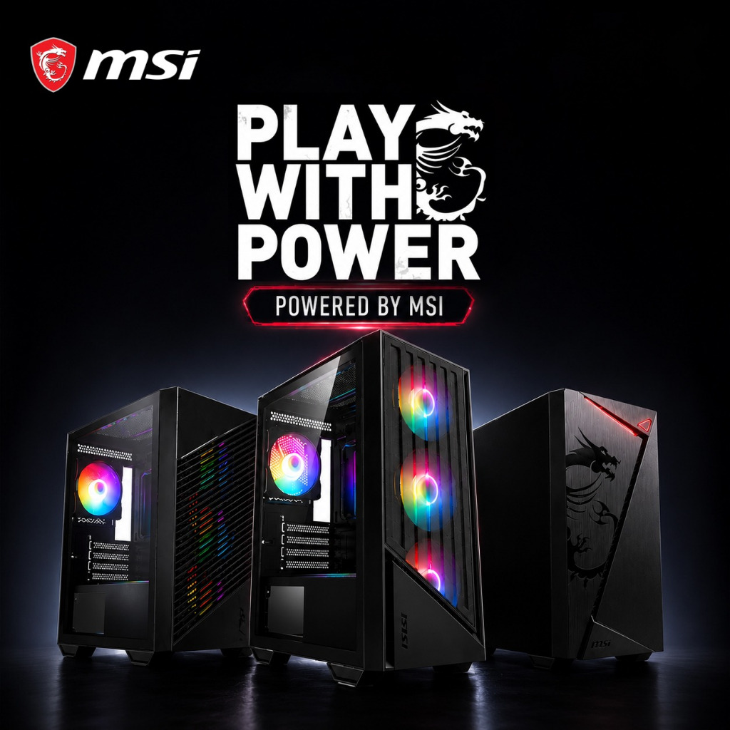 PC Rakitan PBM MSI - GAMING & CREATOR | AMD RYZEN 5 5600GT | 16GB DDR4 | SSD NVMe 500GB
