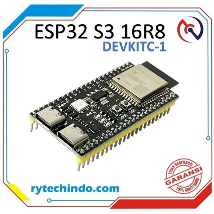 Jual ESP32-S3 N16R8 DevKitC-1 USB type C ESP32 S3 Development Board ...