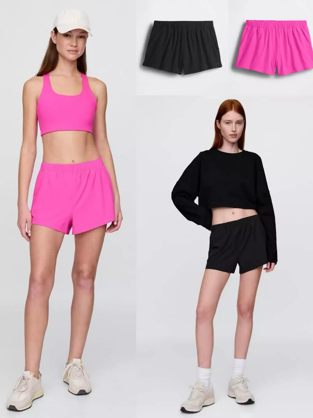 Celana Pendek Lari Wanita GPFit Mid Rise Running Shorts - 2756