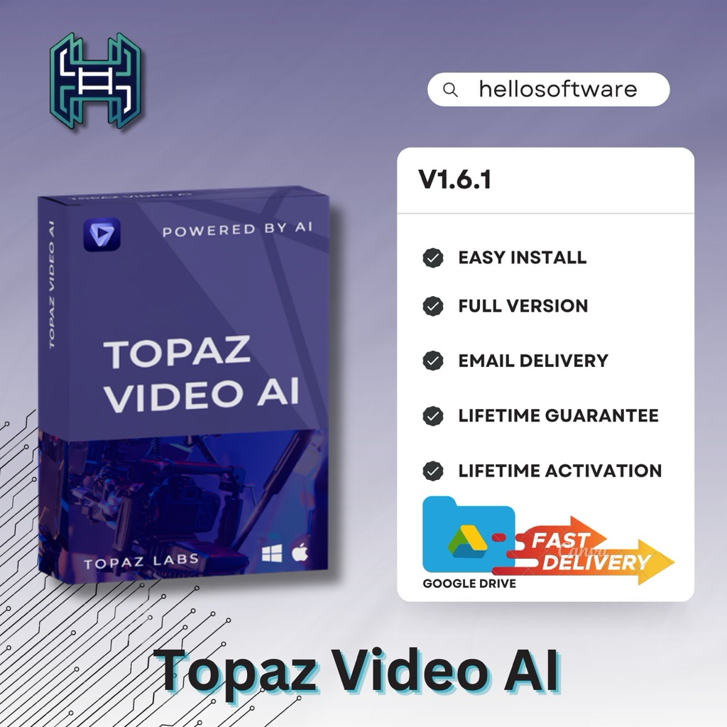 (WIN/MAC) Topaz Video AI v1.6.1 Full Version (Versi Terbaru)