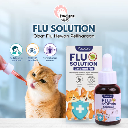 Pawsitive Vibes x Pawcare - Obat Flu Kucing