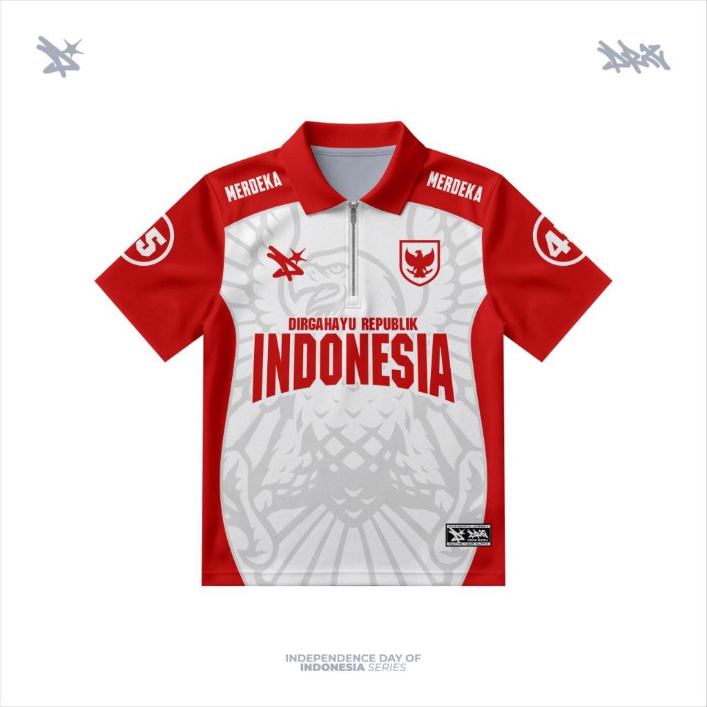 SPEEDWEAR Kaos Jersey Kemerdekaan Full Printing Jersey Bahan Dryfit Brazil Casual Retro