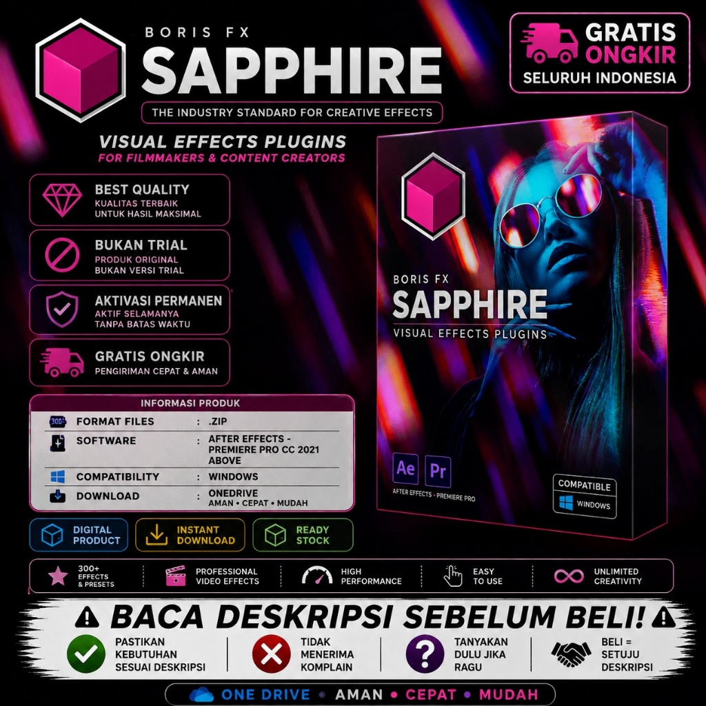 After Effects - Premiere Pro Plugin - Boris FX Sapphire 2021 - 2022 - 2023 - 2025 - 280525