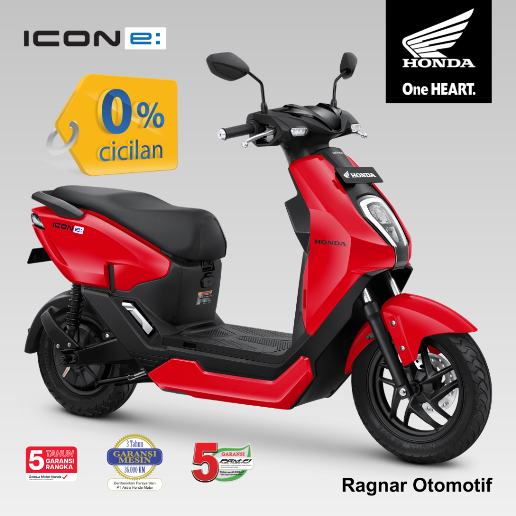 Sepeda Motor Honda ICON e: Baru New Asli Original Bergaransi Resmi