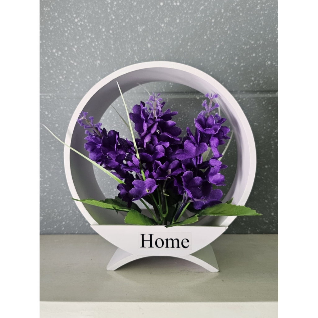 Tanaman Hiasan Bunga Lavender Mini Pot Ring Bulat 15cm x 6cm x 18cm Imut Mini Kecil Pajangan Ruang Tamu Minimalis Bunga Artificial Bunga Hias Meja Tamu Bunga Pajangan Meja Tamu Bunga Pajangan Murah Bunga Dekorasi Rumah Bunga Palsu Minimalis