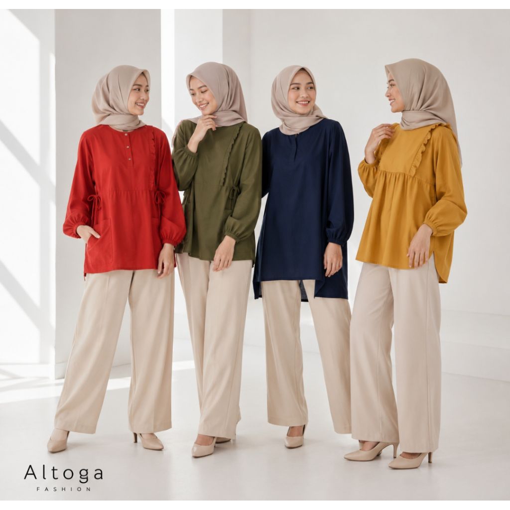 Jual Model Blus Polos Terlengkap & Harga Terbaru Juli 2026 | Shopee ...