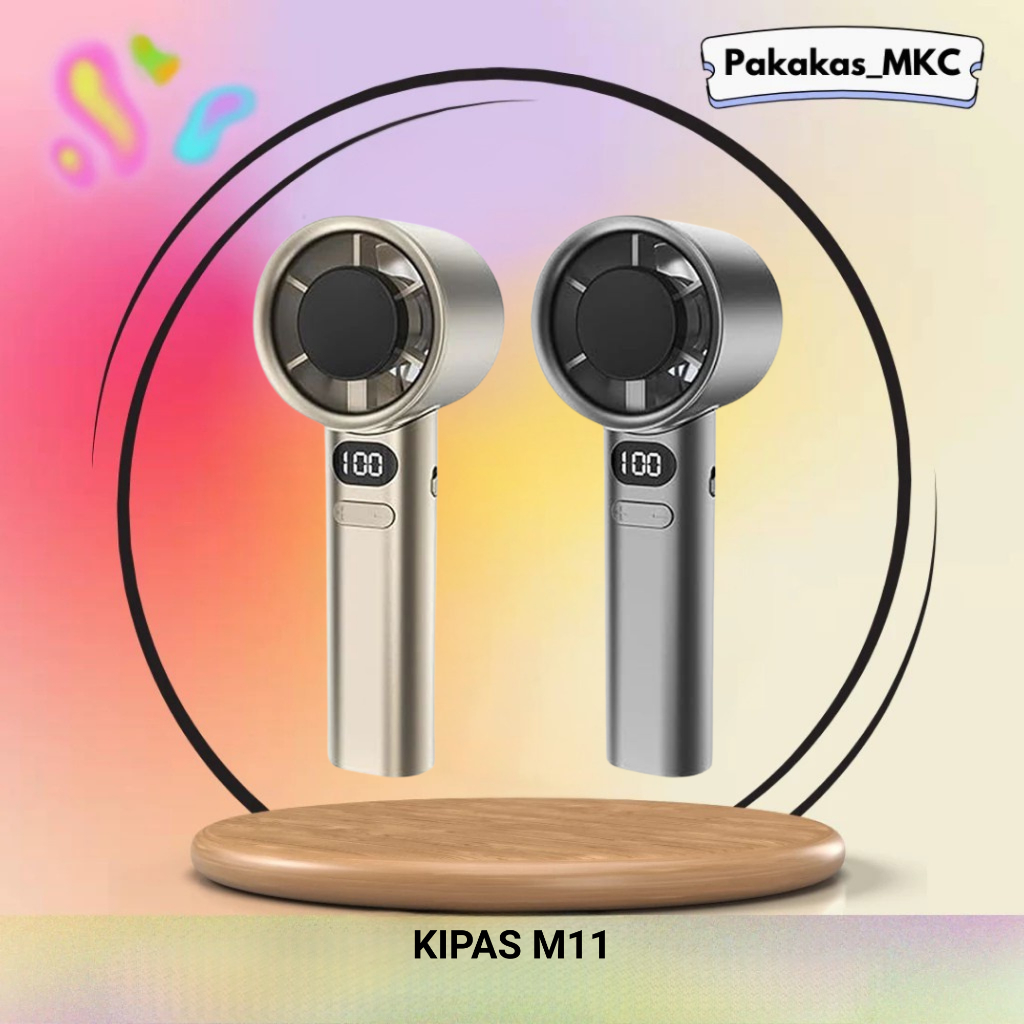 Kipas Mini M11 Portable USB Rechargeable Angin Kencang Lipat Praktis Mini Fan Dingin Tahan Lama Cocok Travel Sekolah Kantor