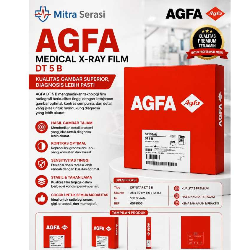 Jual FILM AGFA DT5B 10x12 - FILM CR-DR RONTGEN RADIOLOGI | Shopee Indonesia