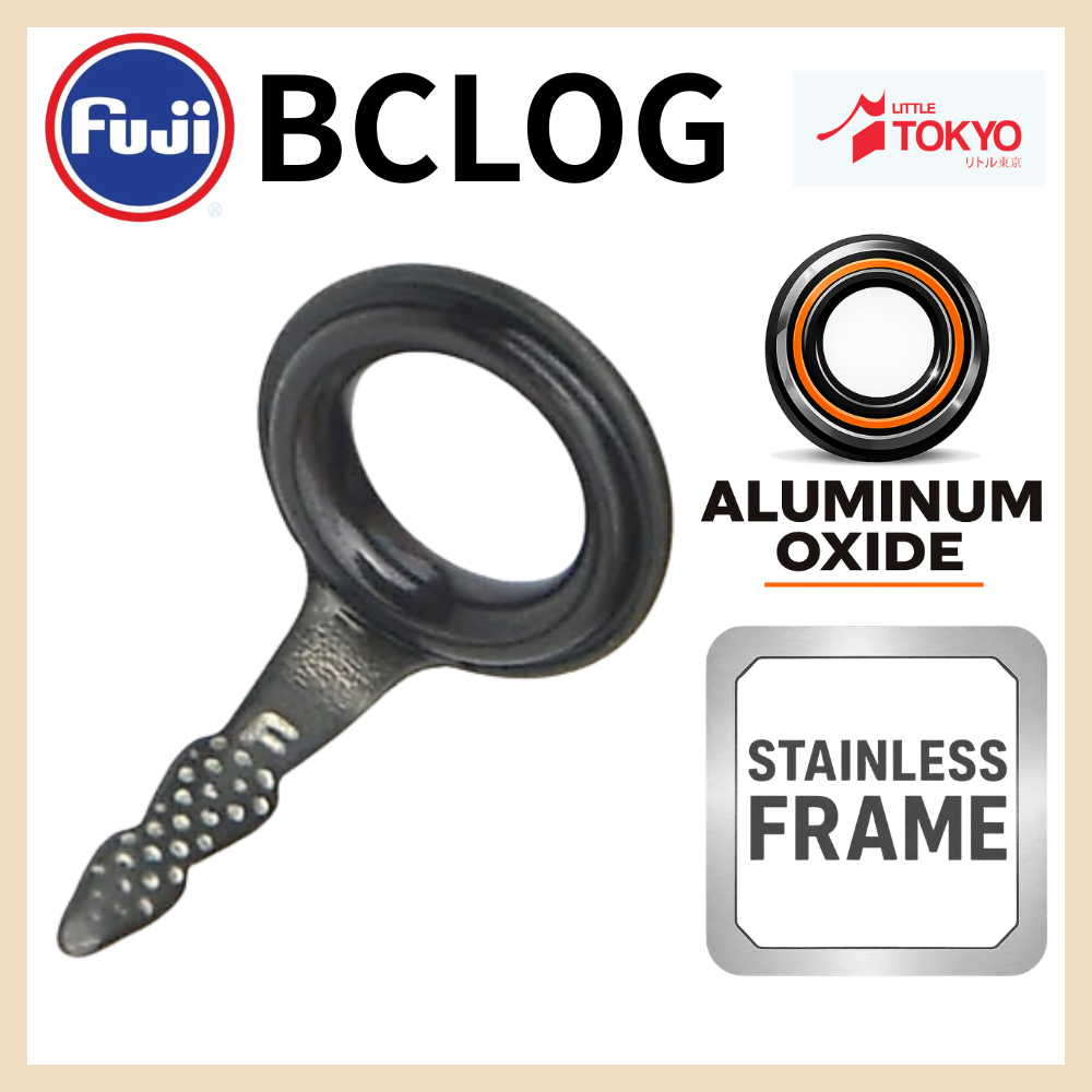 Guide Fuji BCLOG Dark Grey Ring Joran Original Stainless Ring Alumunium Oksida