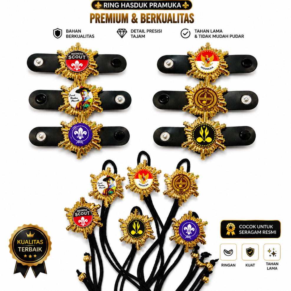 Ring Kacu Pramuka Matahari Fiberglass Elegan