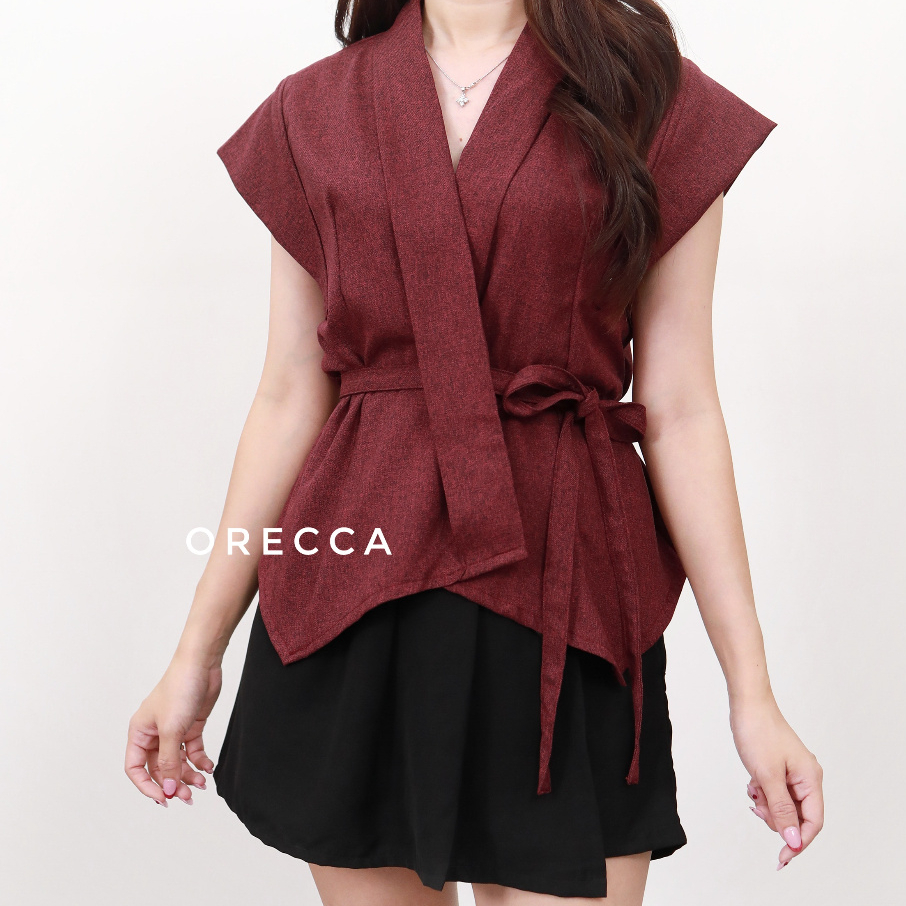 ORECCA - Sarang Top Atasan Wanita Lengan Pendek