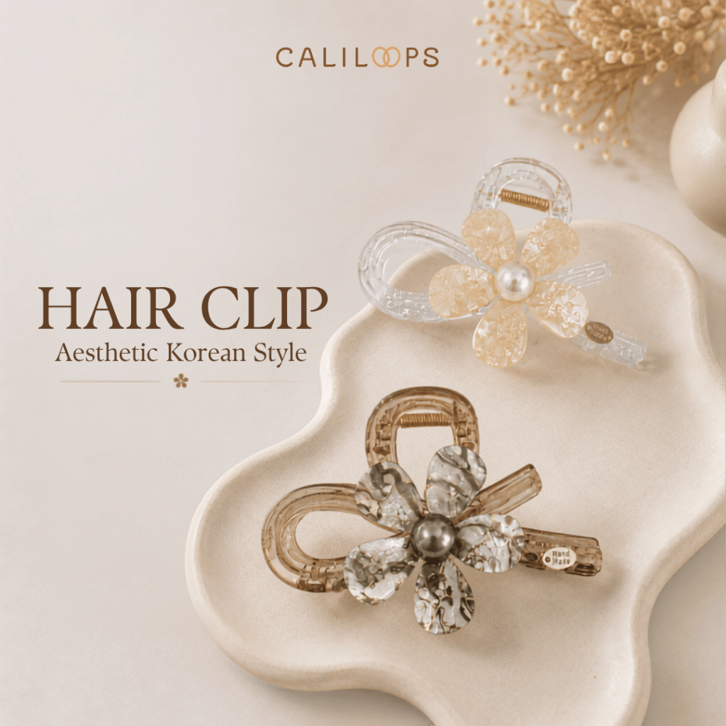 Jual Caliloops Aksesoris Jepit Jedai Rambut Bunga Shell Wanita Korean ...