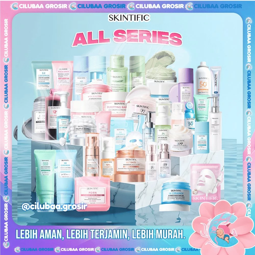 Skintific 5X Ceramide Series Moisturizer Serum Toner Sunscreen