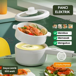 PPLUS Panci Listrik Multifungsi Anti Lengket 2L