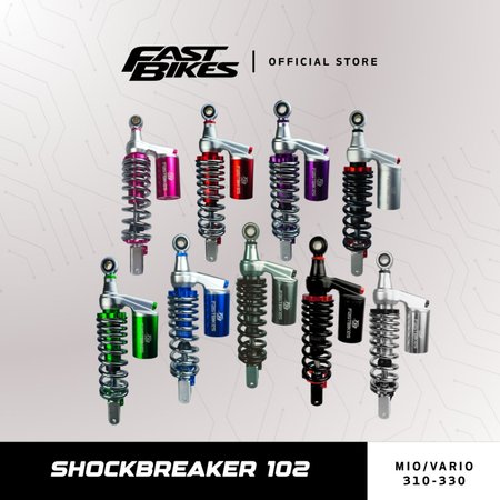 Fastbikes Shockbreaker 102 Tabung Aktif Adjustable Preload 310/330 mm
