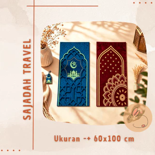 [ TCM ] SAJADAH TRAVEL LIPAT MOTIF ISLAMI ESTETIK PRAKTIS PERLENGKAPAN SHOLAT