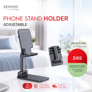 SENARA Living - Phone Holder Foldable Stand Holder HP Lipat Folding Universal Dudukan Meja Handphone ZJ02