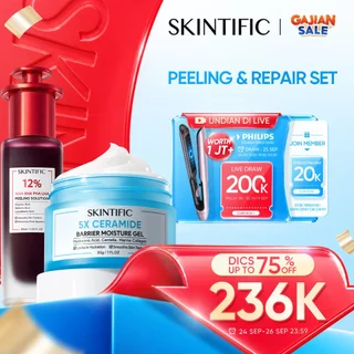 Skintific 2Pcs Peeling Set 12% Acid AHA BHA PHA