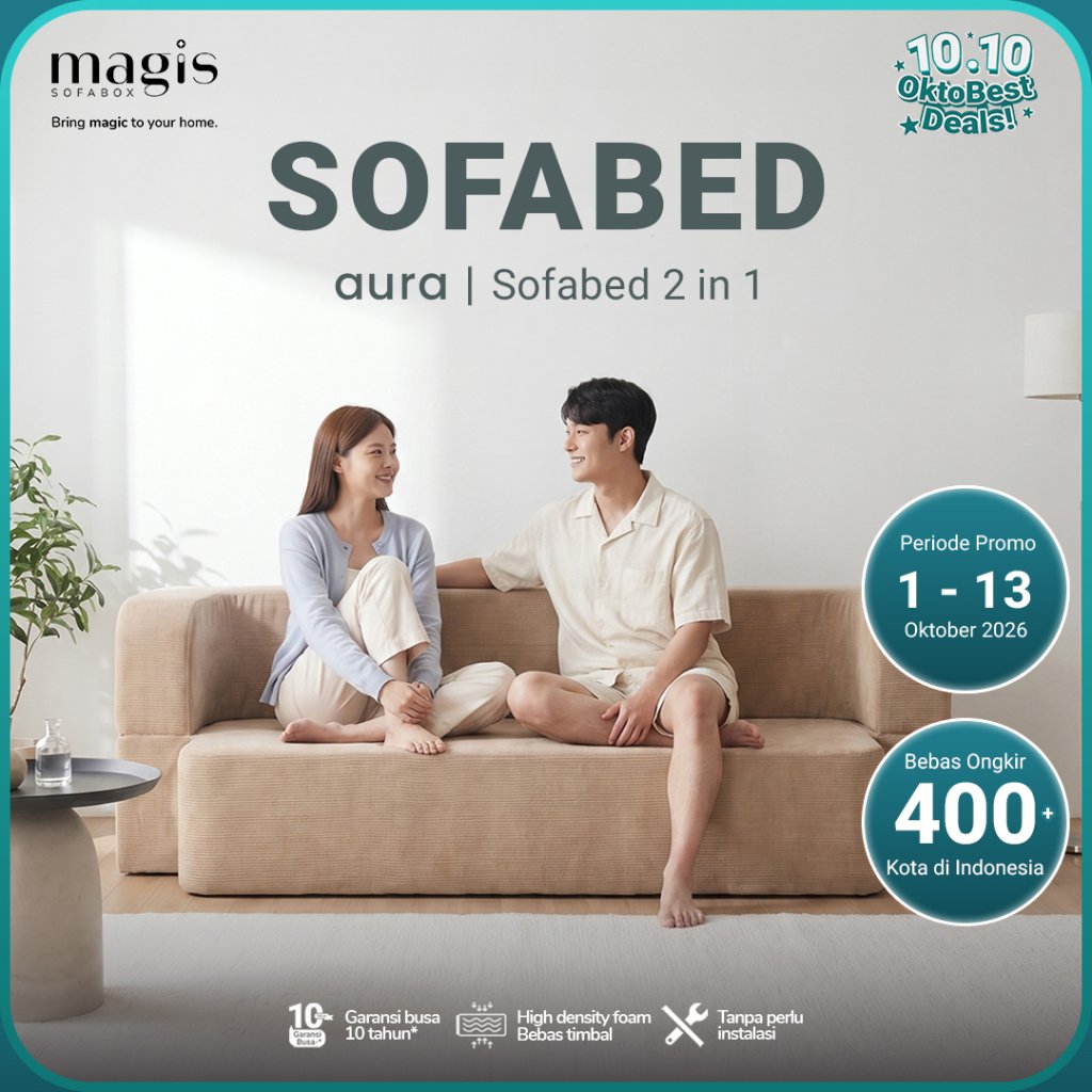 Magis Sofabed Aura | Sofa Bed Minimalis Nyaman