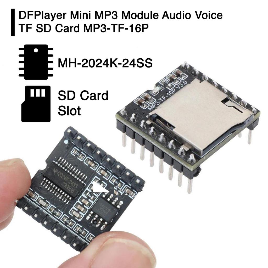 Jual DFPlayer DF Player Mini MP3 Module Audio Voice TF SD Card MP3-TF ...
