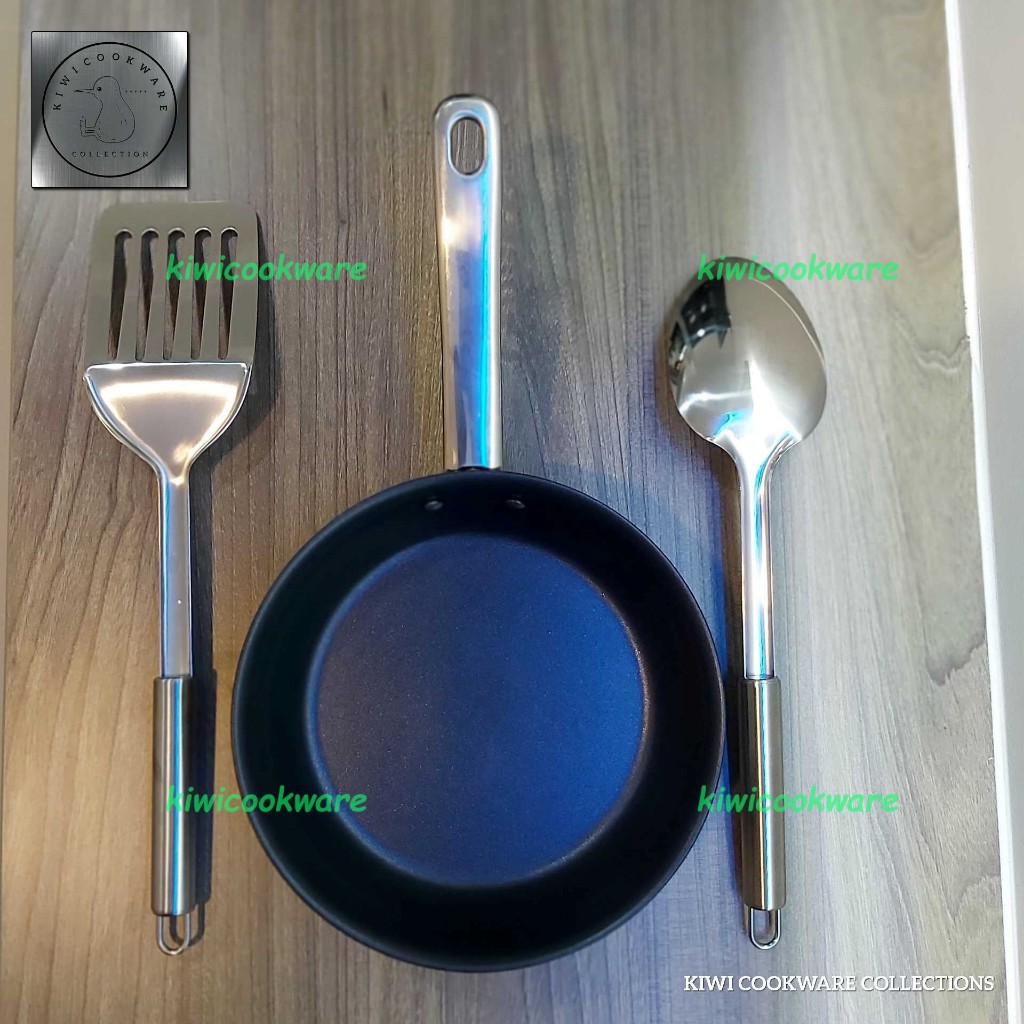 Spatula Set Stainless Steel Sutil Masak Anti Karat Isi 3pc Lovelynastore Kiwicoo - foto 4