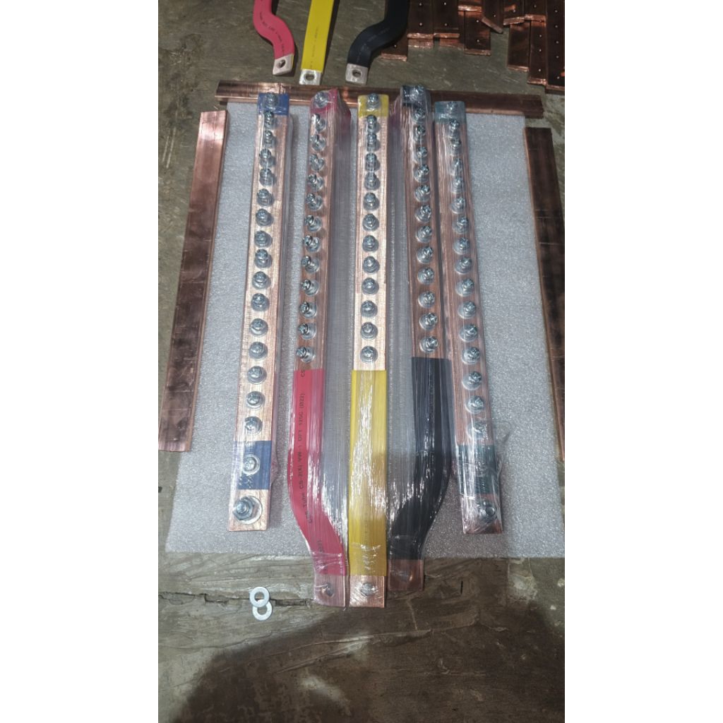 Jual BUSBAR 5×25 RSTN + GROUND PANJANG 40 CM UNTUK MCCB 250A | Shopee ...