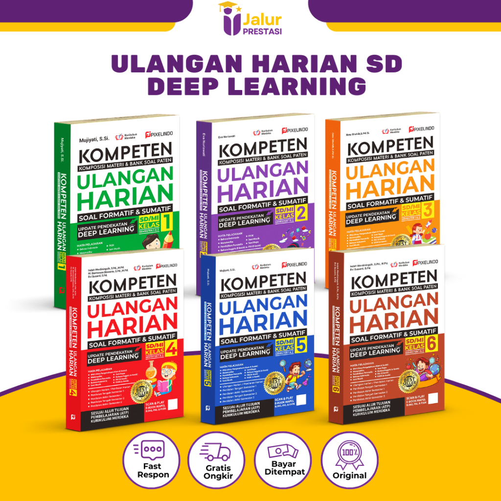Jual Buku Kompeten Ulangan Harian SD Kurikulum Merdeka Deep Learning ...