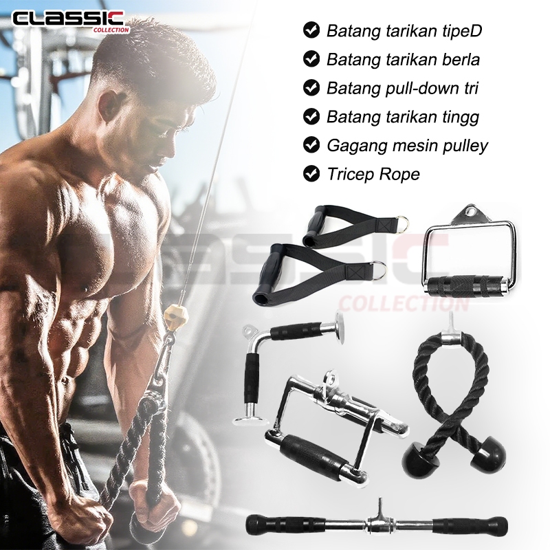 Jual Handle Single/Handle Gym /Single Dual Pegangan Alat Gym /Handle ...