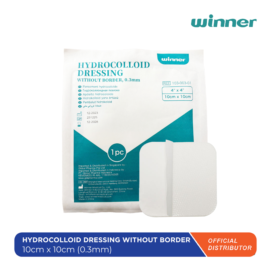 Jual WINNER Hydrocolloid Dressing Without Border Balutan Luka | Shopee ...