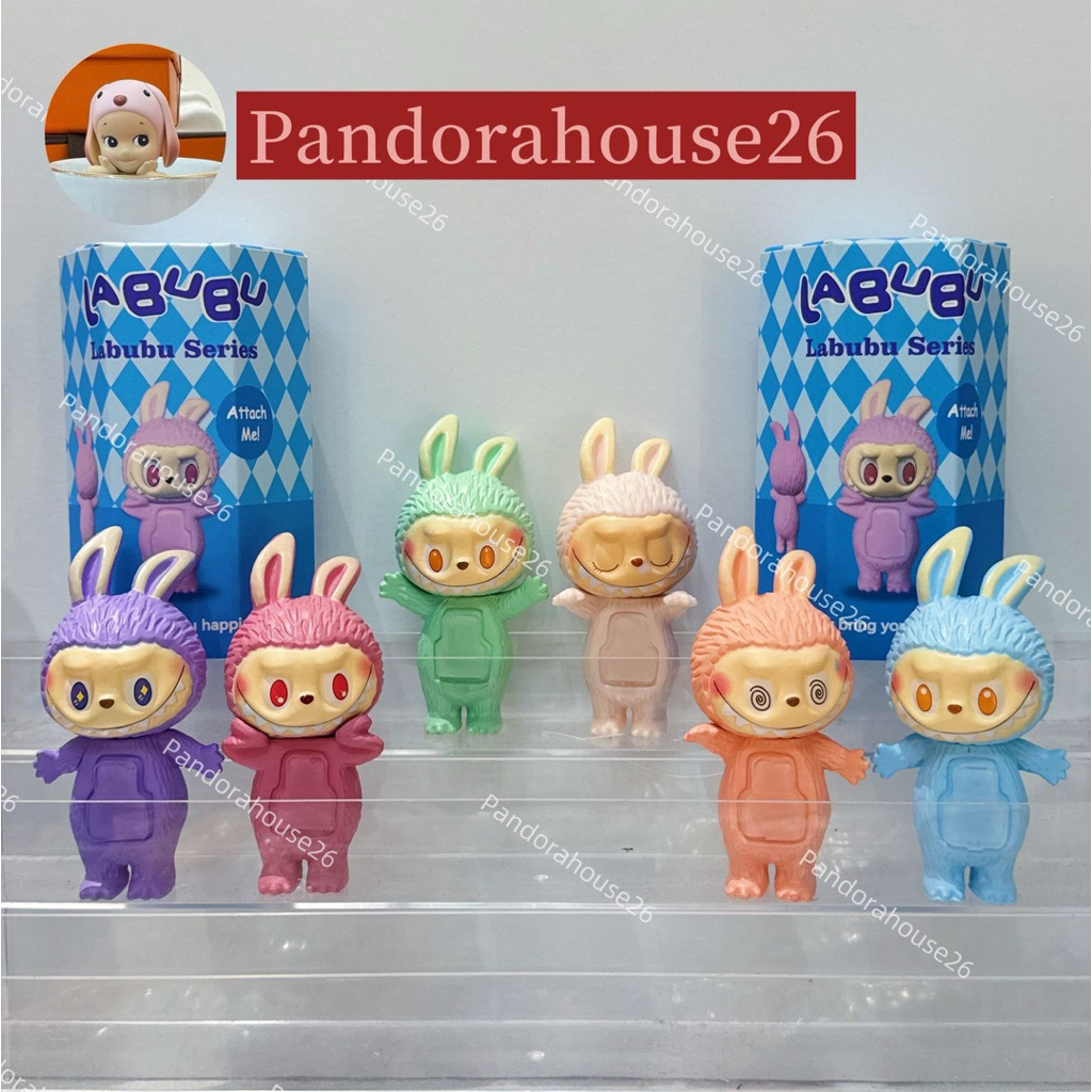 Jual [READY STOCK] - Labubu Hippers | Labubu have a seat labubu Macaron ...
