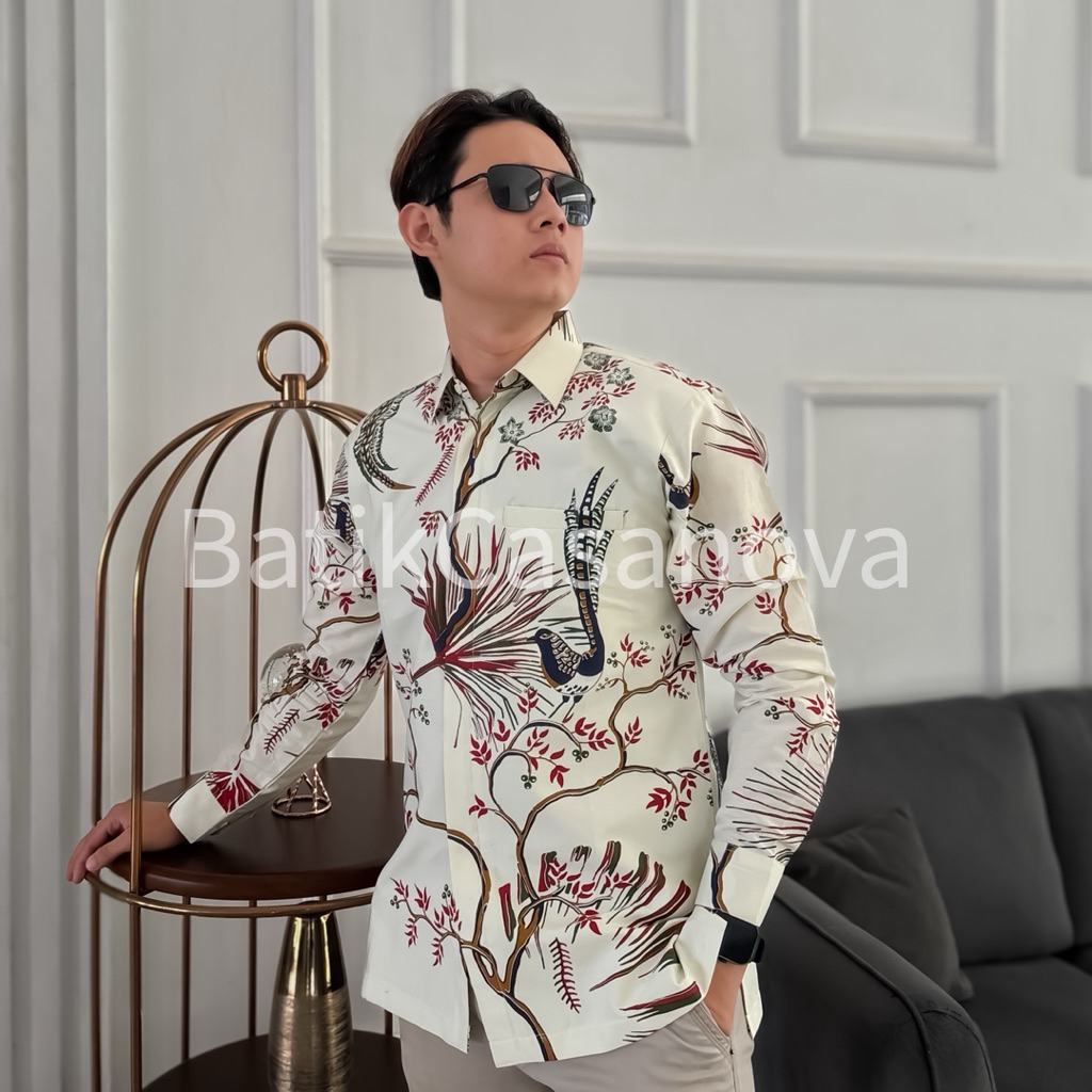 Jual Batik Casanova Kemeja Batik Kantor Pria Premium Keren Motif ...