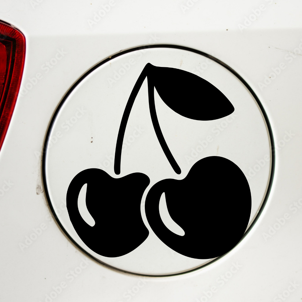 Jual CUTTING STICKER MOBIL CHERY STIKER TANGKI MOBIL BUAH CHERY CUTE ...