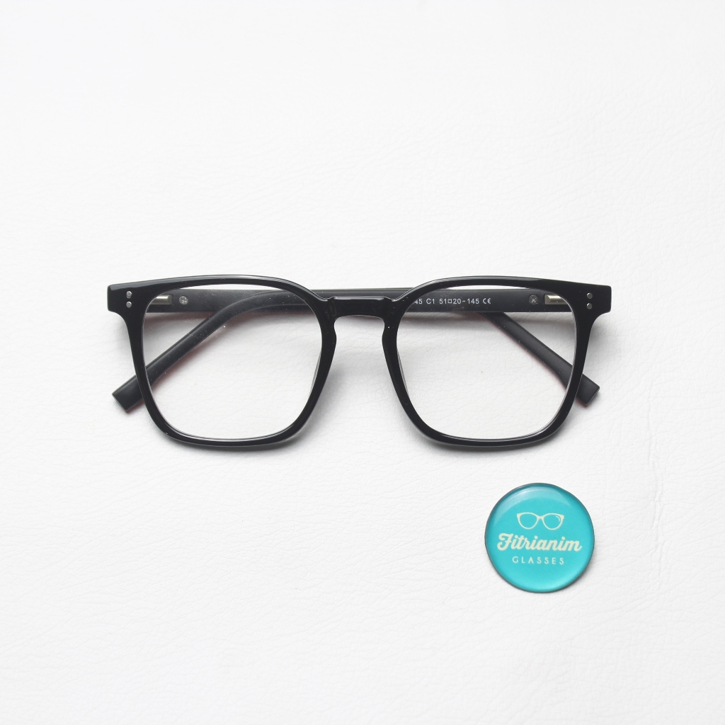 Jual Kacamata Frame Kotak Fashion Bluecromic 2345 - Lensa Minus Anti ...