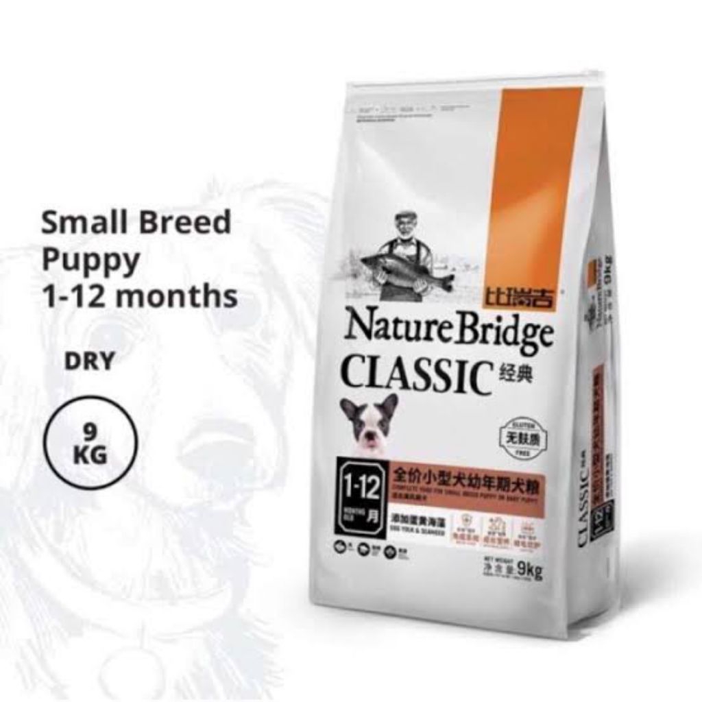 Jual Nature Bridge Classic Dog 9kg All Varian Classic Small Breed