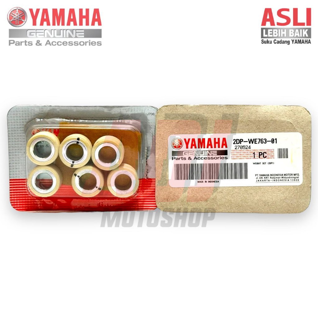 Jual ROLLER NMAX OLD AEROX 155 (13 GRAM) 2DP ASLI ORIGINAL YAMAHA 2DP ...